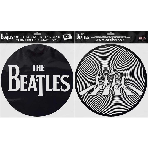 Set Slipmaturi Oficiale The Beatles Drop T Logo & Crossing Silhouette