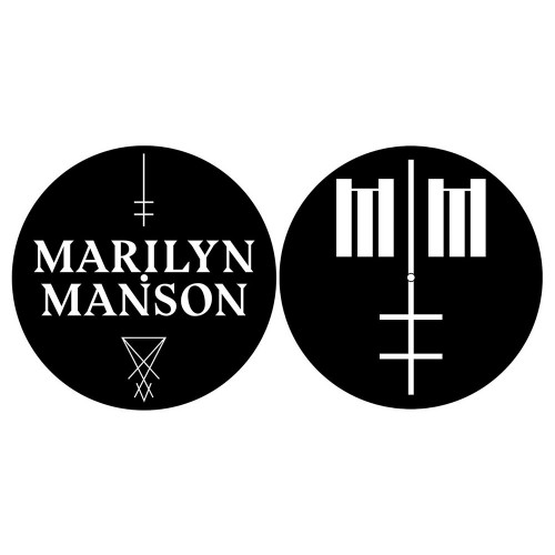 Set Slipmaturi Marilyn Manson Logo/Cross