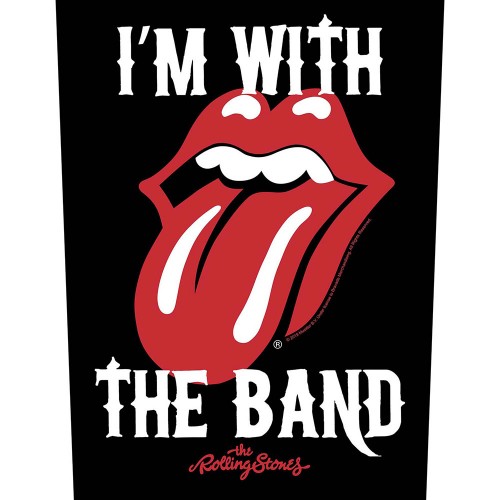 Back Patch The Rolling Stones I'm with the Band