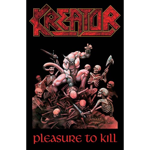 Poster Textil Kreator Pleasure To Kill