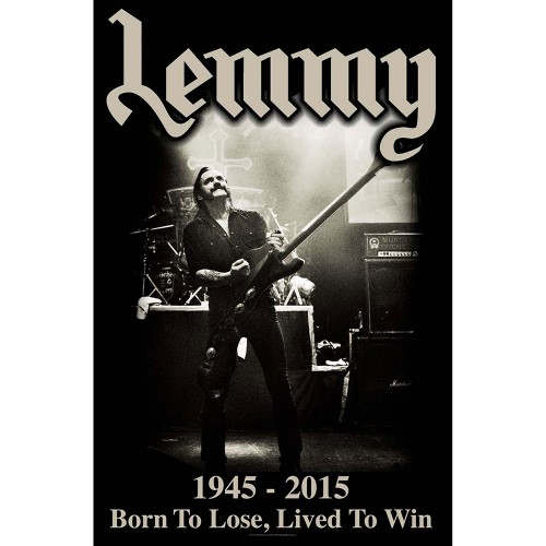 Poster Textil Lemmy Lived to Win