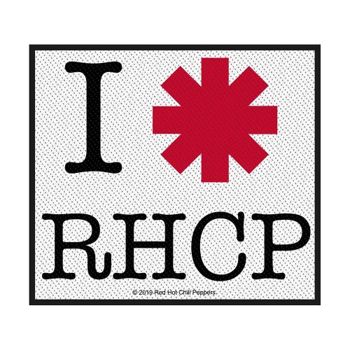 Patch Red Hot Chili Peppers I Love RHCP