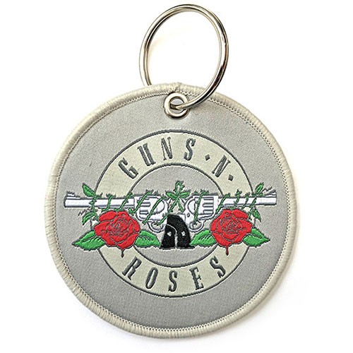 Breloc Oficial Guns N' Roses Silver Circle Logo