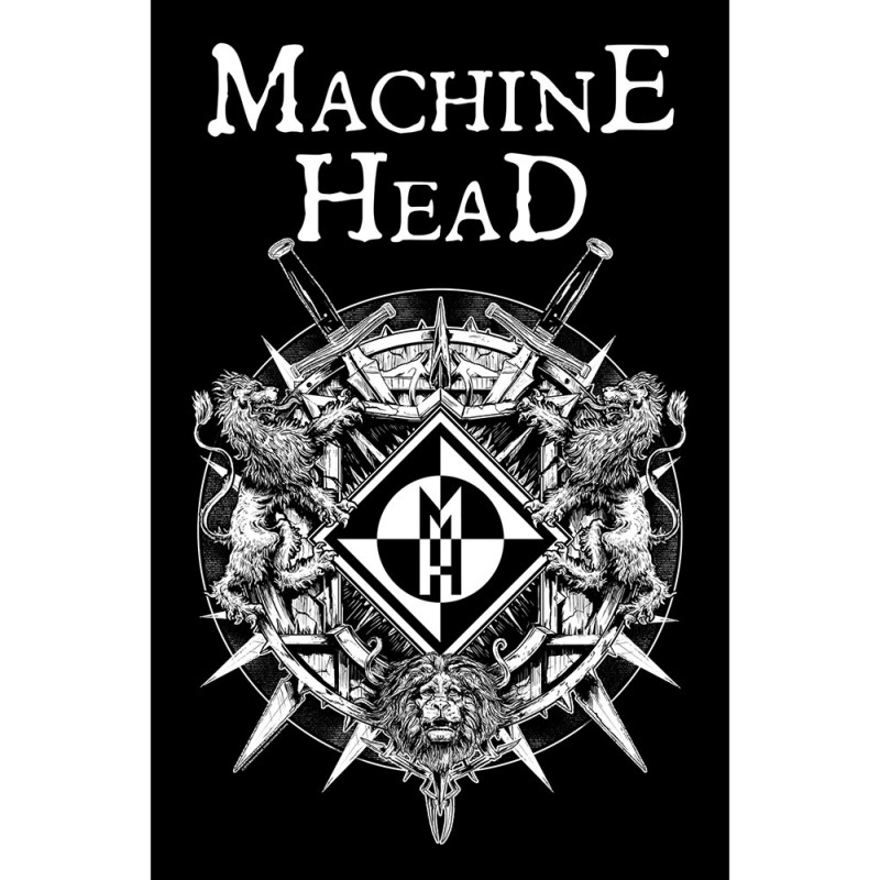 Poster Textil Machine Head Crest