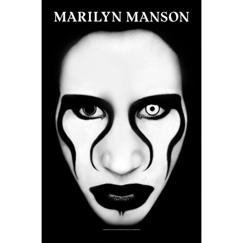 Poster Textil Oficial Marilyn Manson Defiant Face