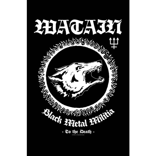 Poster Textil Oficial Watain Black Metal Militia