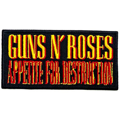 Patch Oficial Guns N' Roses Appetite for Destruction