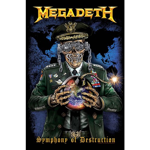 Poster Textil Megadeth Symphony of Destruction