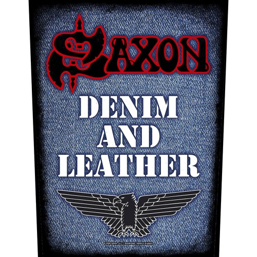 Back Patch Oficial Saxon Denim & Leather