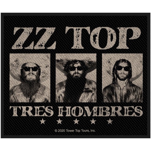 Patch ZZ Top Tres Hombres