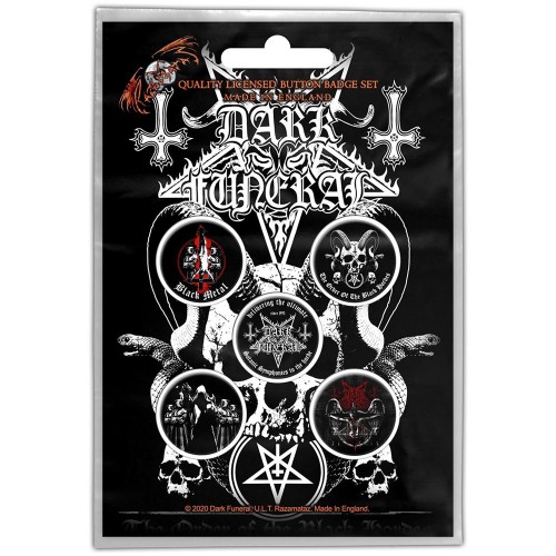 Set Insigne Oficiale Dark Funeral The Black Hordes