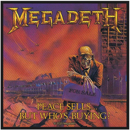 Patch Megadeth Peace Sells