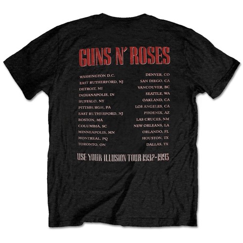 Tricou Guns N&#039; Roses Illusion Tour