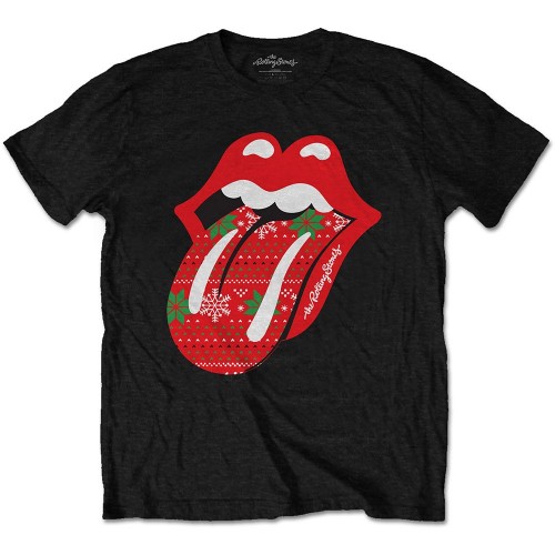 Tricou The Rolling Stones Christmas Tongue