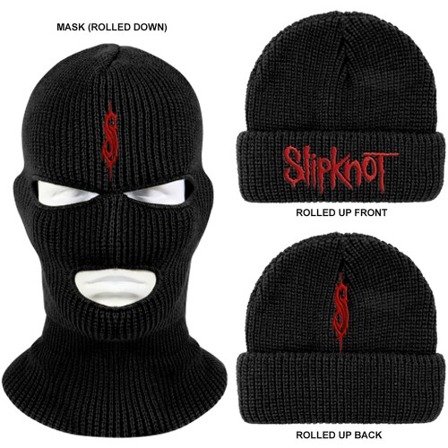 Căciulă Oficială cu mască Slipknot Logo