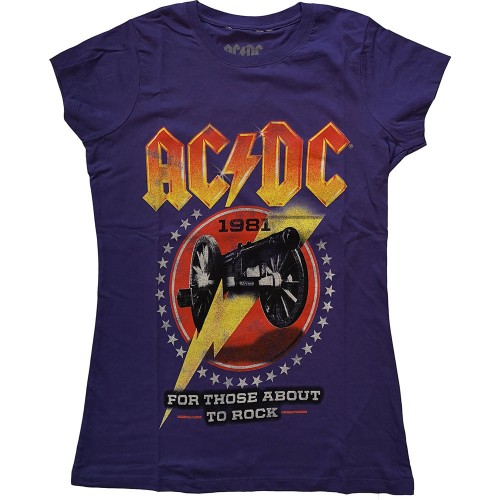 Tricou Damă AC/DC For Those About To Rock '81