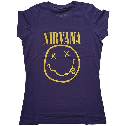 Tricou Damă Nirvana Yellow Smiley