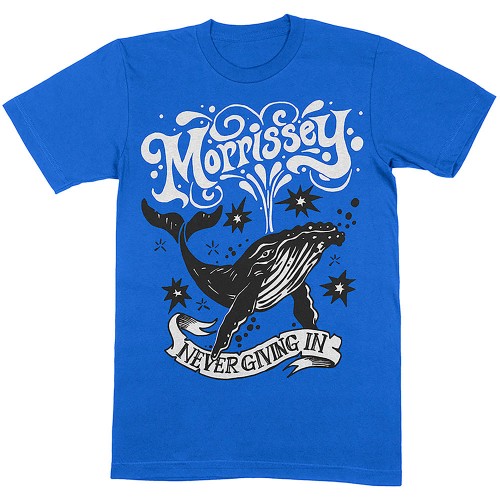 Tricou Morrissey Never Giving In/Whale