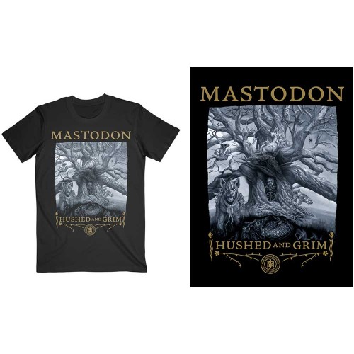 Tricou Mastodon Hushed & Grim Cover