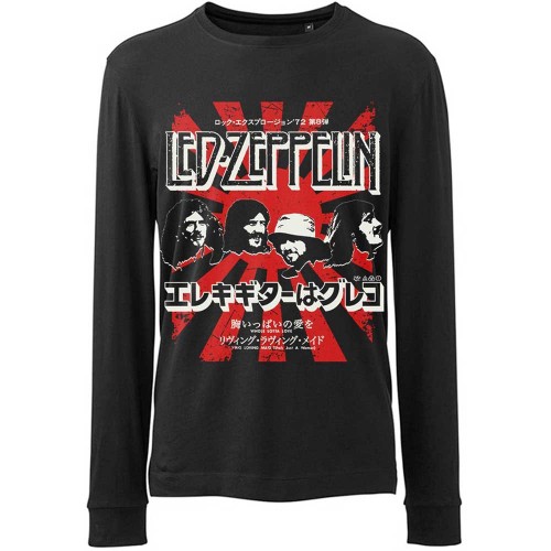 Tricou mânecă lungă Led Zeppelin Japanese Burst