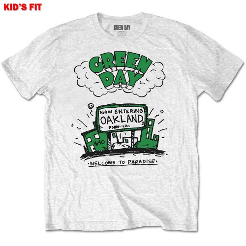 Tricou Copil Green Day Welcome to Paradise