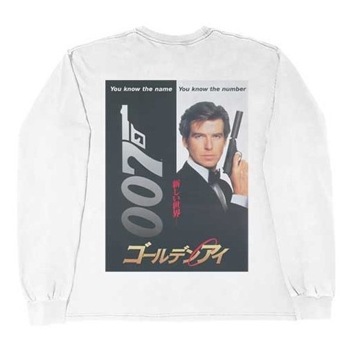 Tricou mânecă lungă James Bond 007 Goldeneye Japanese Poster