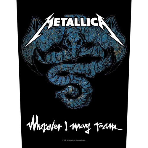Back Patch Oficial Metallica Wherever I May Roam