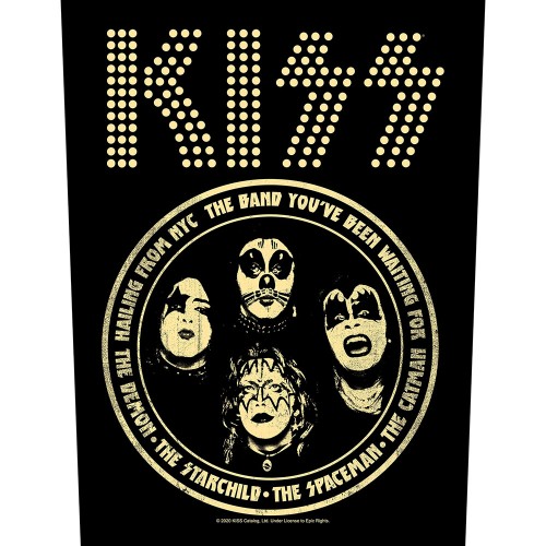 Back Patch Oficial KISS Hailing From NYC