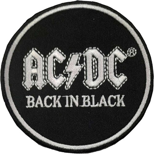 Patch AC/DC Back In Black Circle