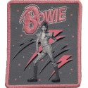 Patch Oficial David Bowie Pink Flash Woven Logo
