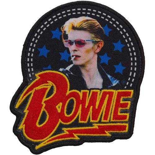 Patch David Bowie Smoking Woven Logo