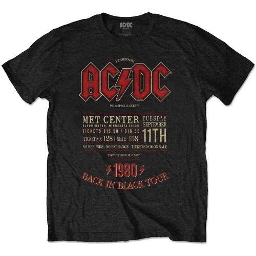 Tricou AC/DC Minnesota '80