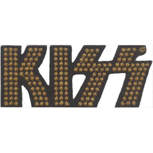 Patch Oficial KISS Gold Studded Logo