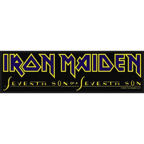 Patch Super Strip Iron Maiden Seventh Son Logo
