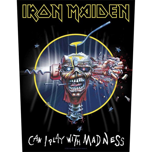 Back Patch Oficial Iron Maiden Can I Play With Madness