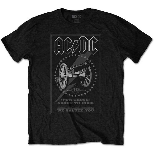Tricou AC/DC FTATR 40th Monochrome