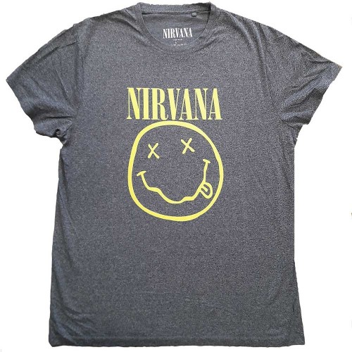 Tricou Nirvana Yellow Smiley