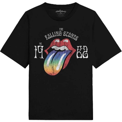 Tricou The Rolling Stones Sixty Rainbow Tongue &#039;62