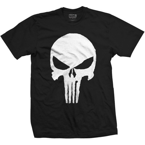 Tricou Oficial Marvel Comics Punisher Jagged Skull