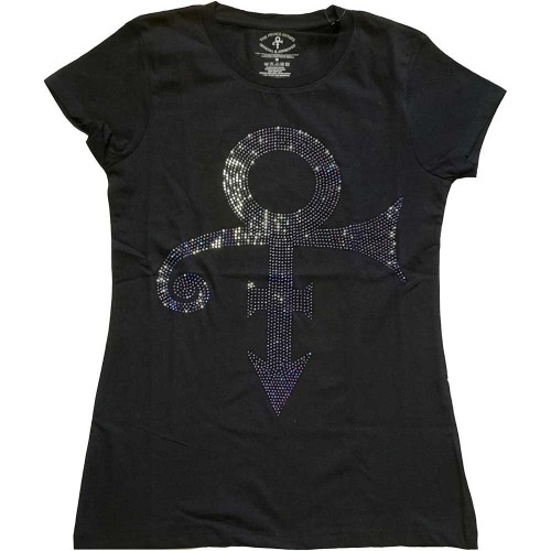 Tricou Oficial Damă Prince Purple Symbol (cu Cristale aplicate)