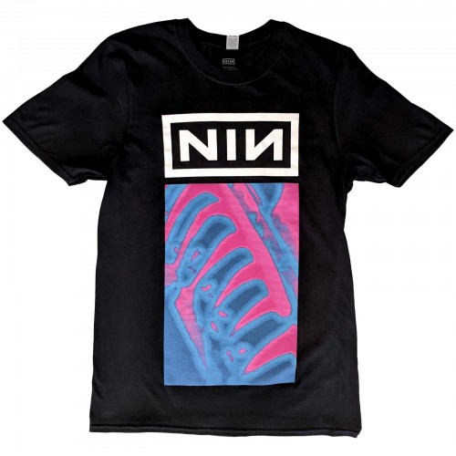 Tricou Oficial Nine Inch Nails Pretty Hate Machine Neon