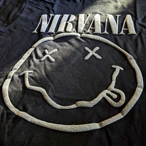 Tricou Nirvana Black Smiley