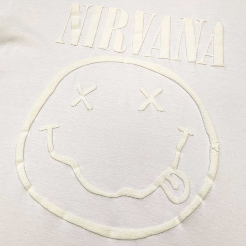 Tricou Nirvana White Smiley