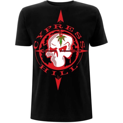 Tricou Oficial Cypress Hill Skull Compass
