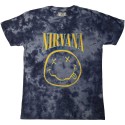 Tricou Oficial Nirvana Happy Face Blue Stroke