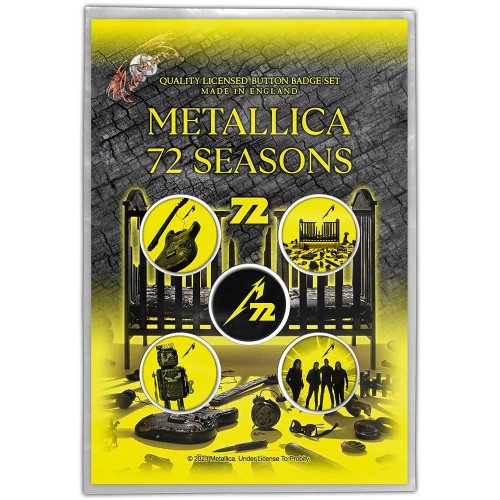 Set Insigne Oficiale Metallica 72 Seasons