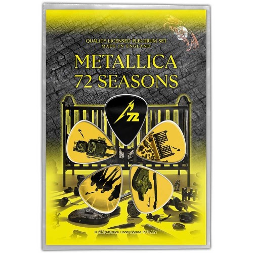 Set Pene Chitară Oficiale Metallica 72 Seasons
