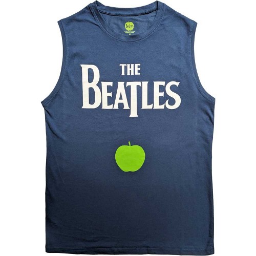 Tricou Oficial fără mâneci The Beatles Drop T Logo & Apple