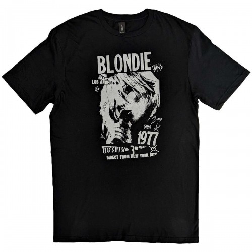 Tricou Oficial Blondie 1977 Vintage