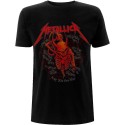 Tricou Oficial Metallica Skull Screaming Red 72 Seasons